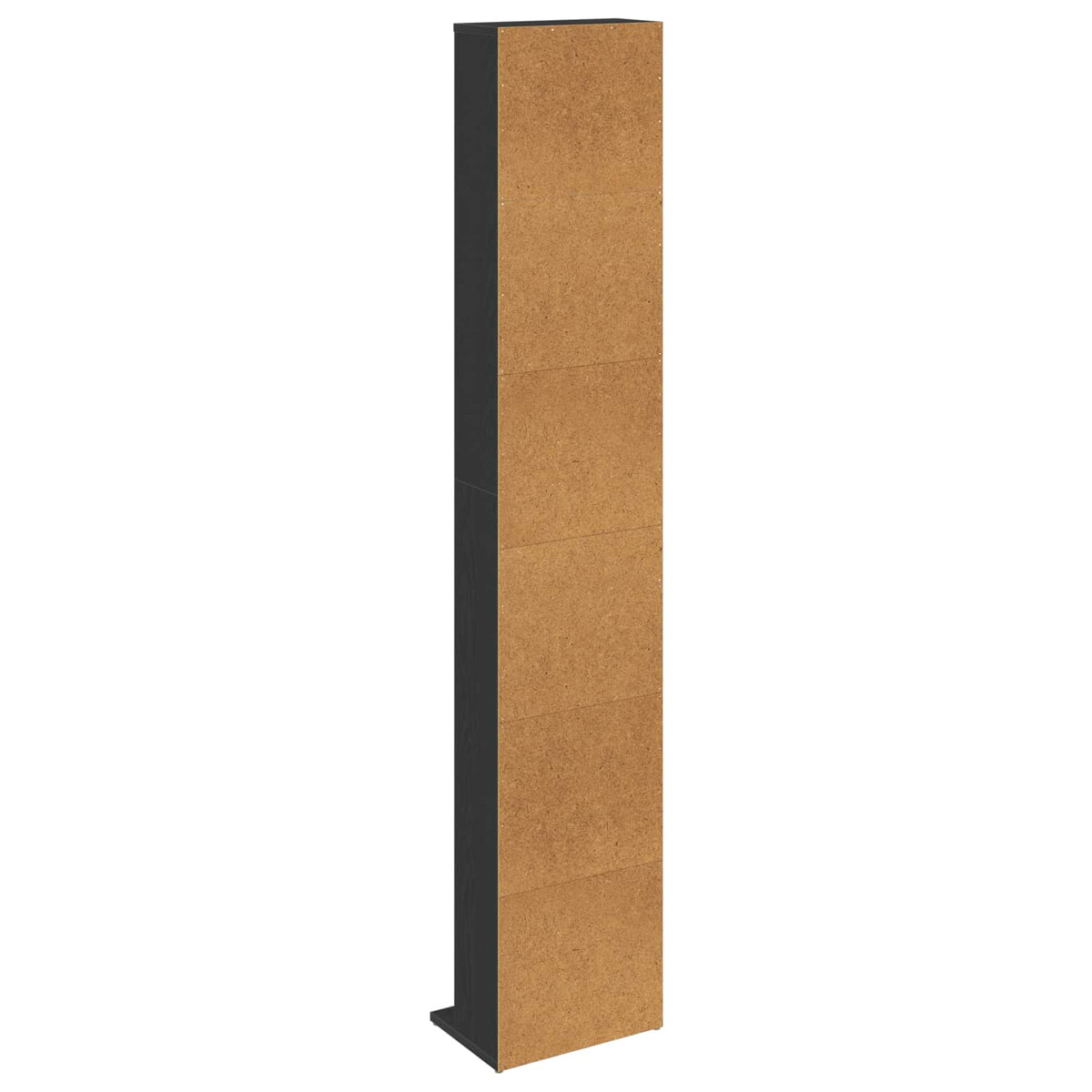 CD Kast Zwart eiken 33 x 23,5 x 175 cm Bewerkt hout