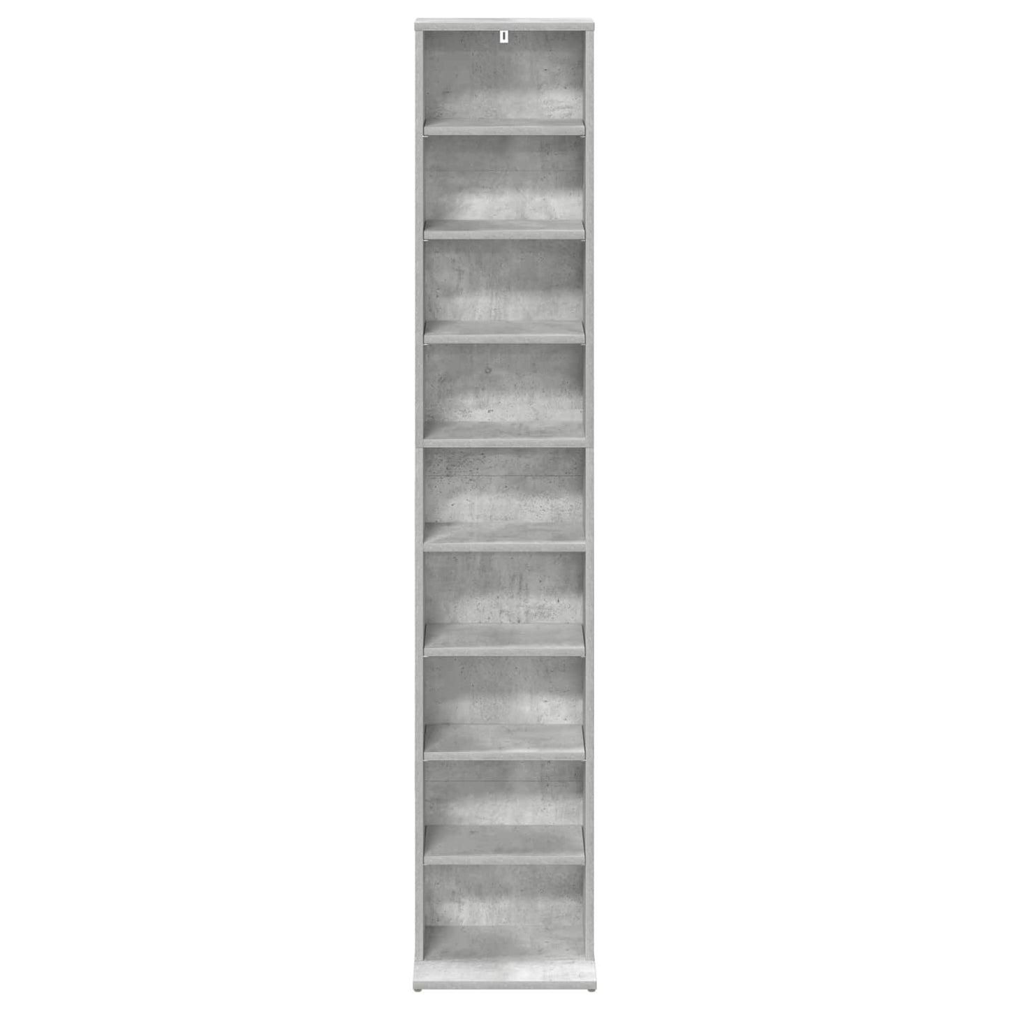 CD Kast Betongrijs 33 x 23,5 x 175 cm Bewerkt hout