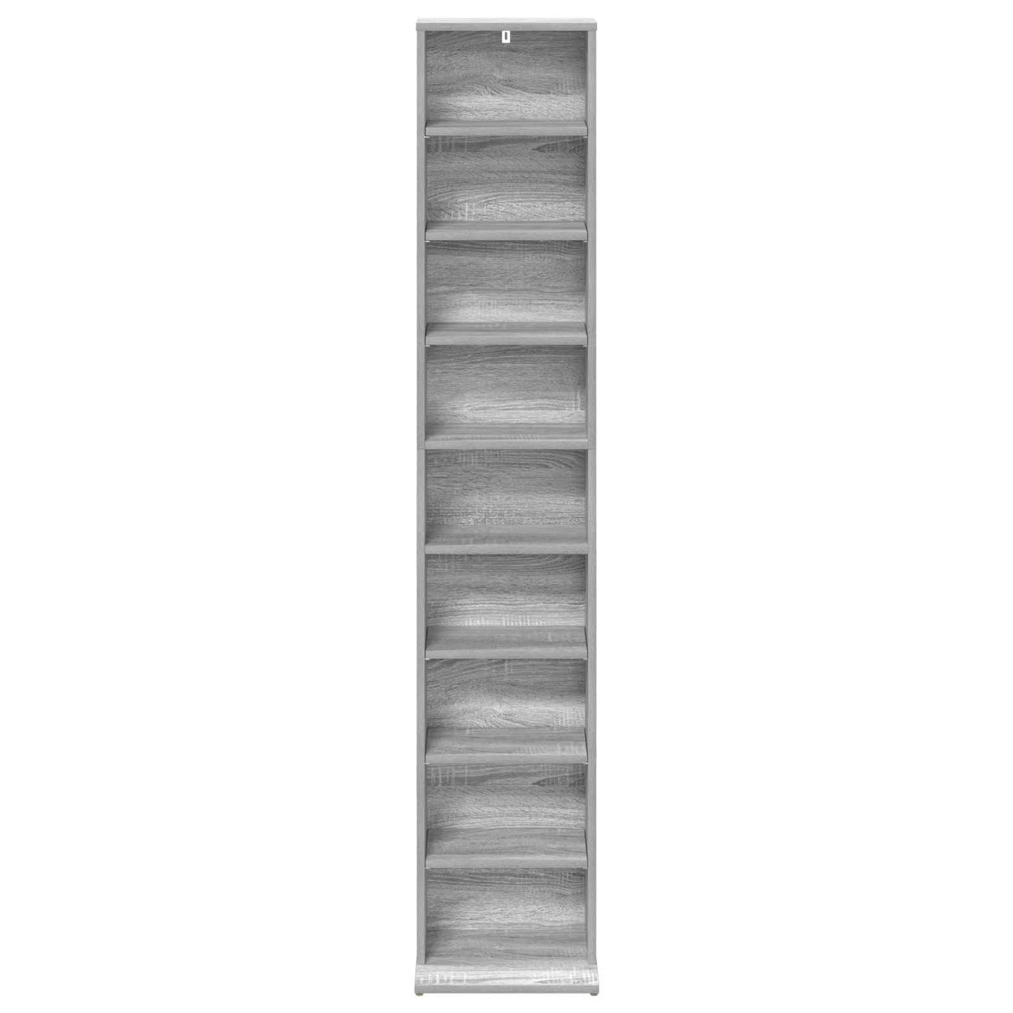 CD Kast Grijs Sonoma 33 x 23,5 x 175 cm Bewerkt hout