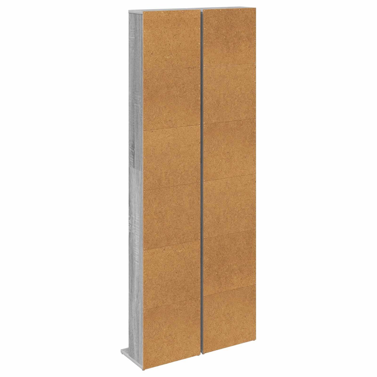 CD Kast 2 st Grijs Sonoma 33 x 23,5 x 175 cm Bewerkt hout