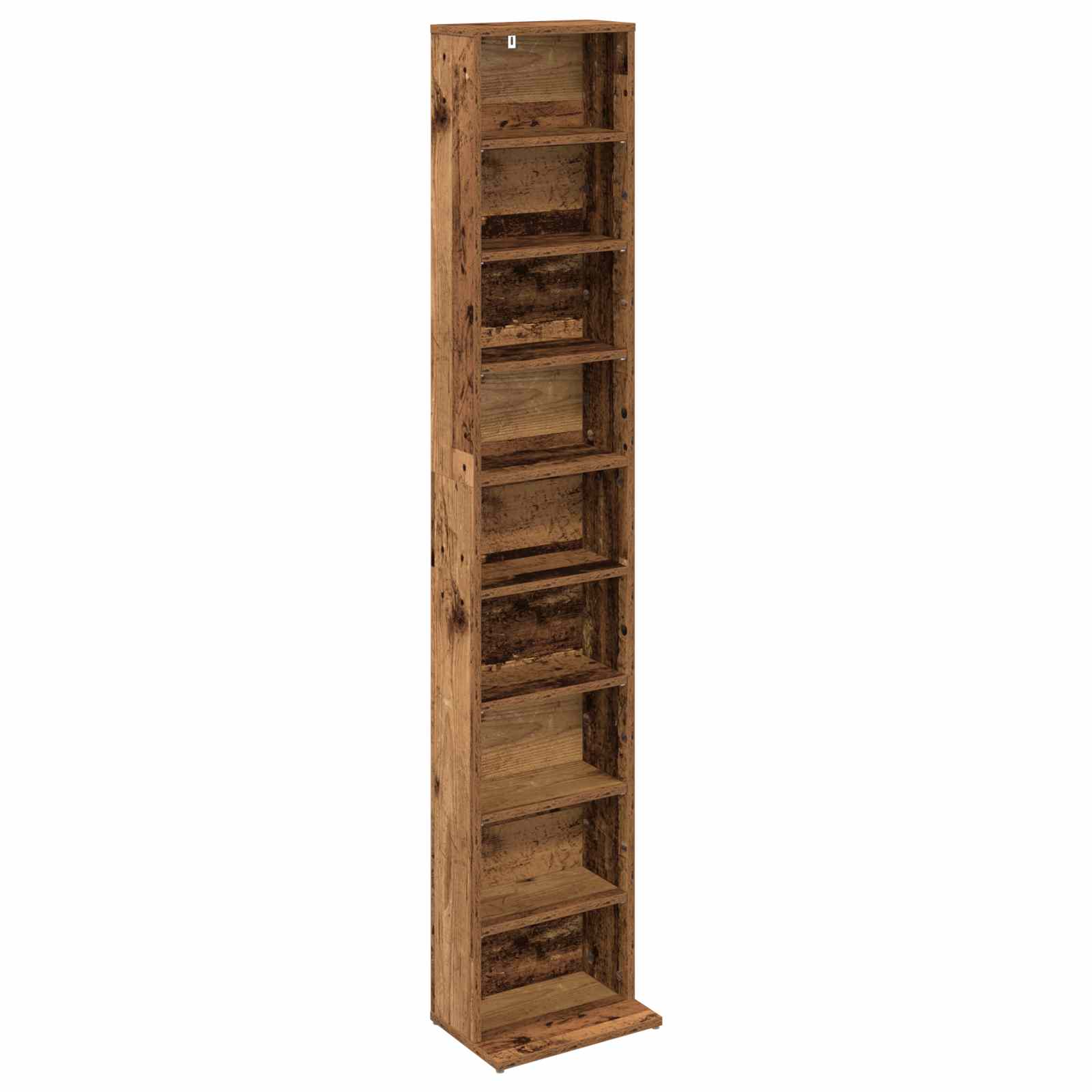 CD Kast 2 st Oud hout 33 x 23,5 x 175 cm Bewerkt hout
