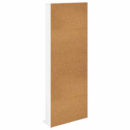 CD Kast Wit 65 x 23,5 x 175 cm Bewerkt hout