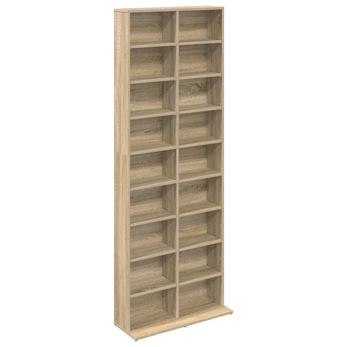 CD Kast Sonoma Eiken 65 x 23,5 x 175 cm Bewerkt hout