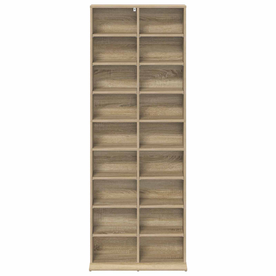 CD Kast Sonoma Eiken 65 x 23,5 x 175 cm Bewerkt hout