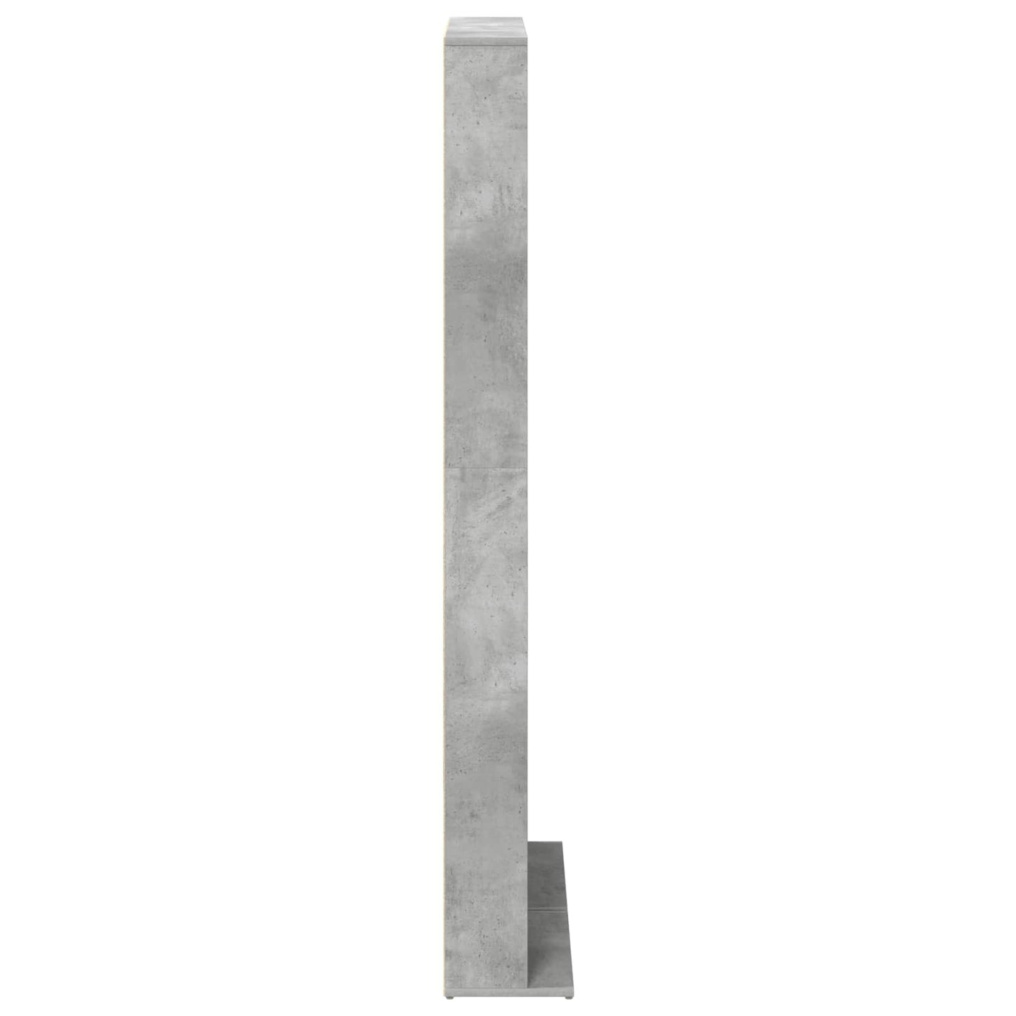 CD Kast Betongrijs 65 x 23,5 x 175 cm Bewerkt hout