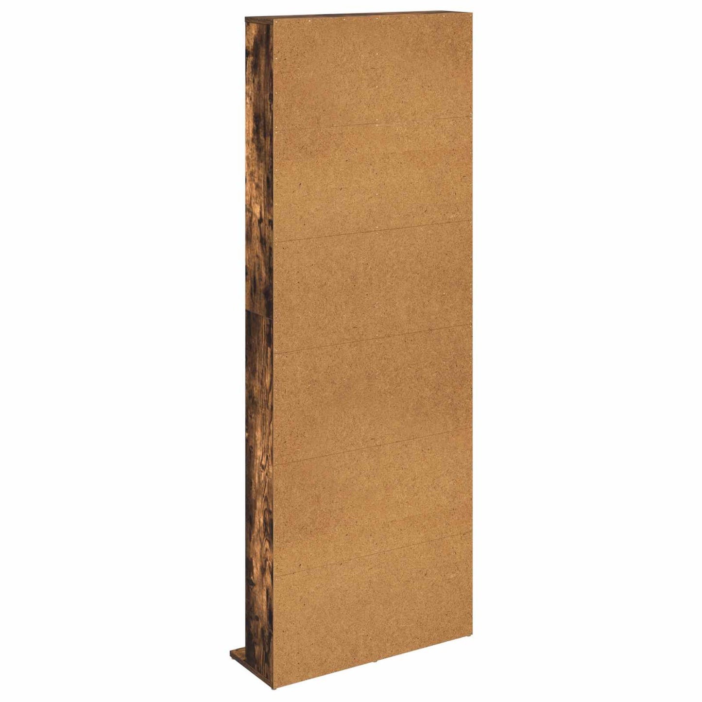 CD Kast Gerookt eiken 65 x 23,5 x 175 cm Bewerkt hout