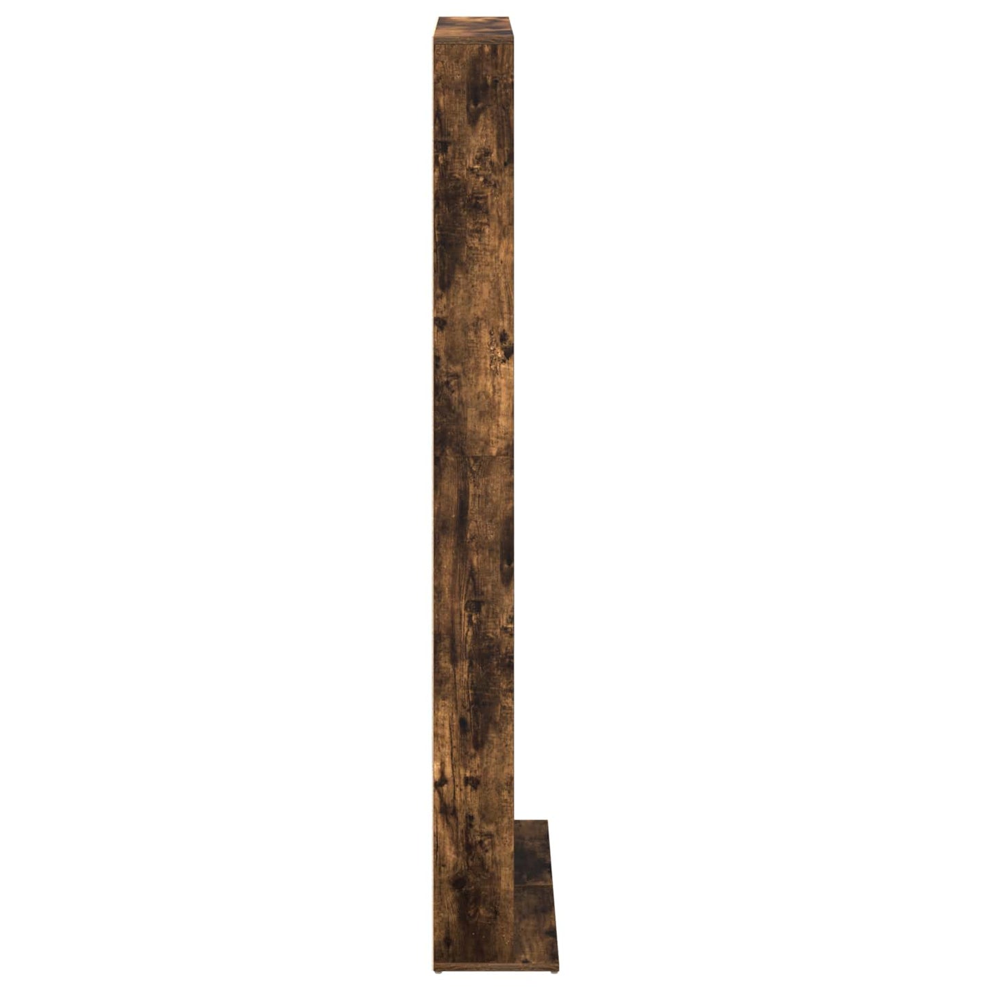 CD Kast Gerookt eiken 65 x 23,5 x 175 cm Bewerkt hout