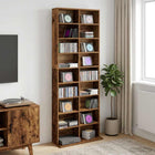 Cd-kast bewerkt hout 65x23,5x175 cm