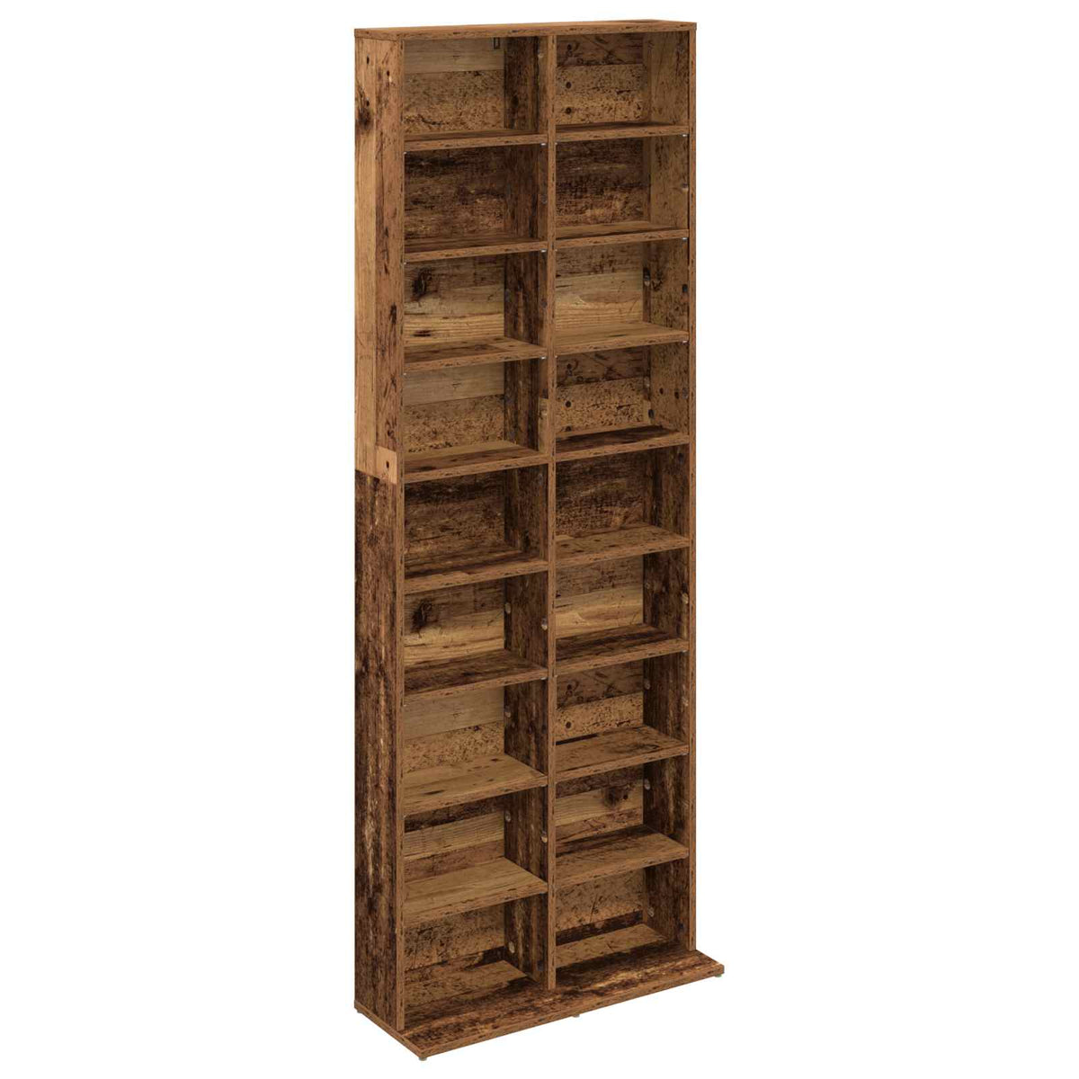 CD Kast Oud hout 65 x 23,5 x 175 cm Bewerkt hout