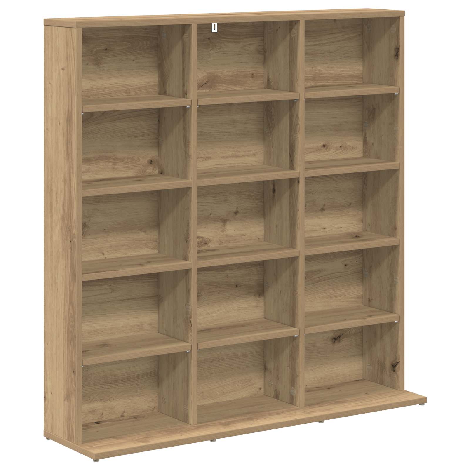 CD Kast Artisanaal eiken 96 x 23,5 x 97,5 cm Bewerkt hout