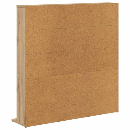 CD Kast Artisanaal eiken 96 x 23,5 x 97,5 cm Bewerkt hout