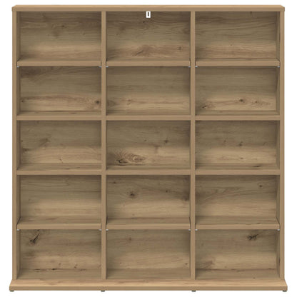 CD Kast Artisanaal eiken 96 x 23,5 x 97,5 cm Bewerkt hout
