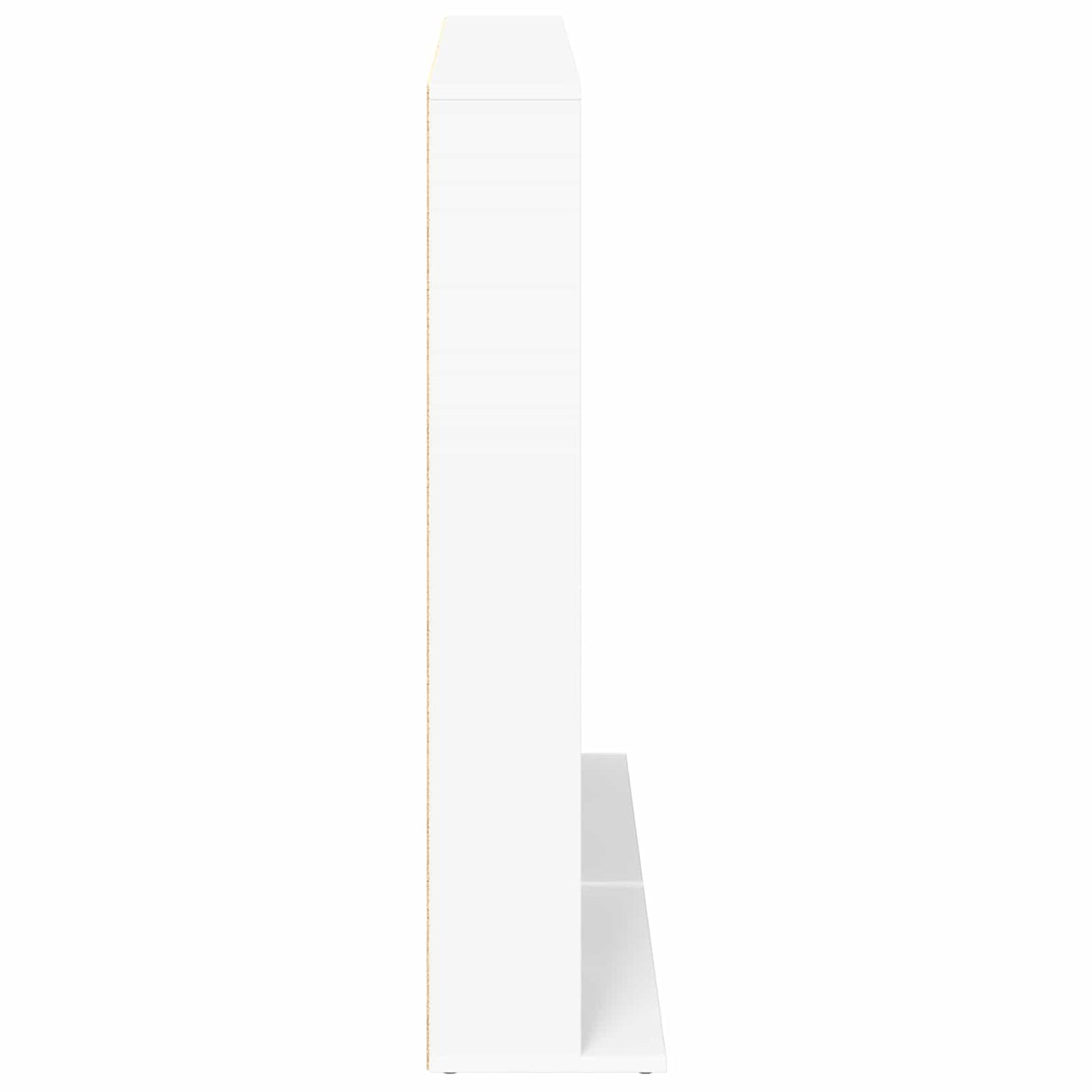 CD Kast 2 st Wit 65 x 23,5 x 97,5 cm Bewerkt hout