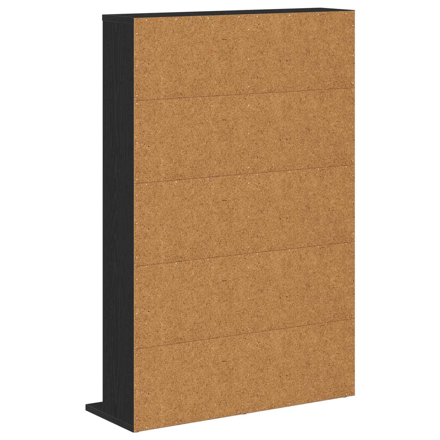 CD Kast Zwart eiken 65 x 23,5 x 97,5 cm Bewerkt hout