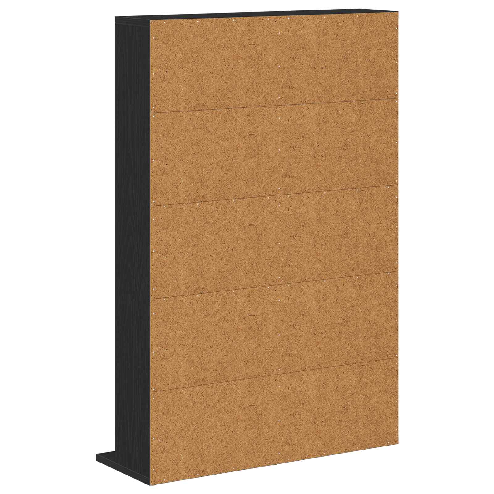 CD Kast Zwart eiken 65 x 23,5 x 97,5 cm Bewerkt hout