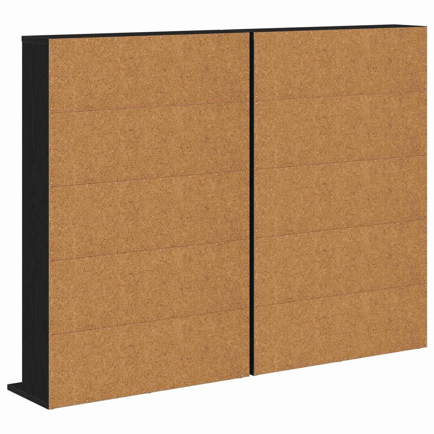 CD Kast 2 st Zwart eiken 65 x 23,5 x 97,5 cm Bewerkt hout