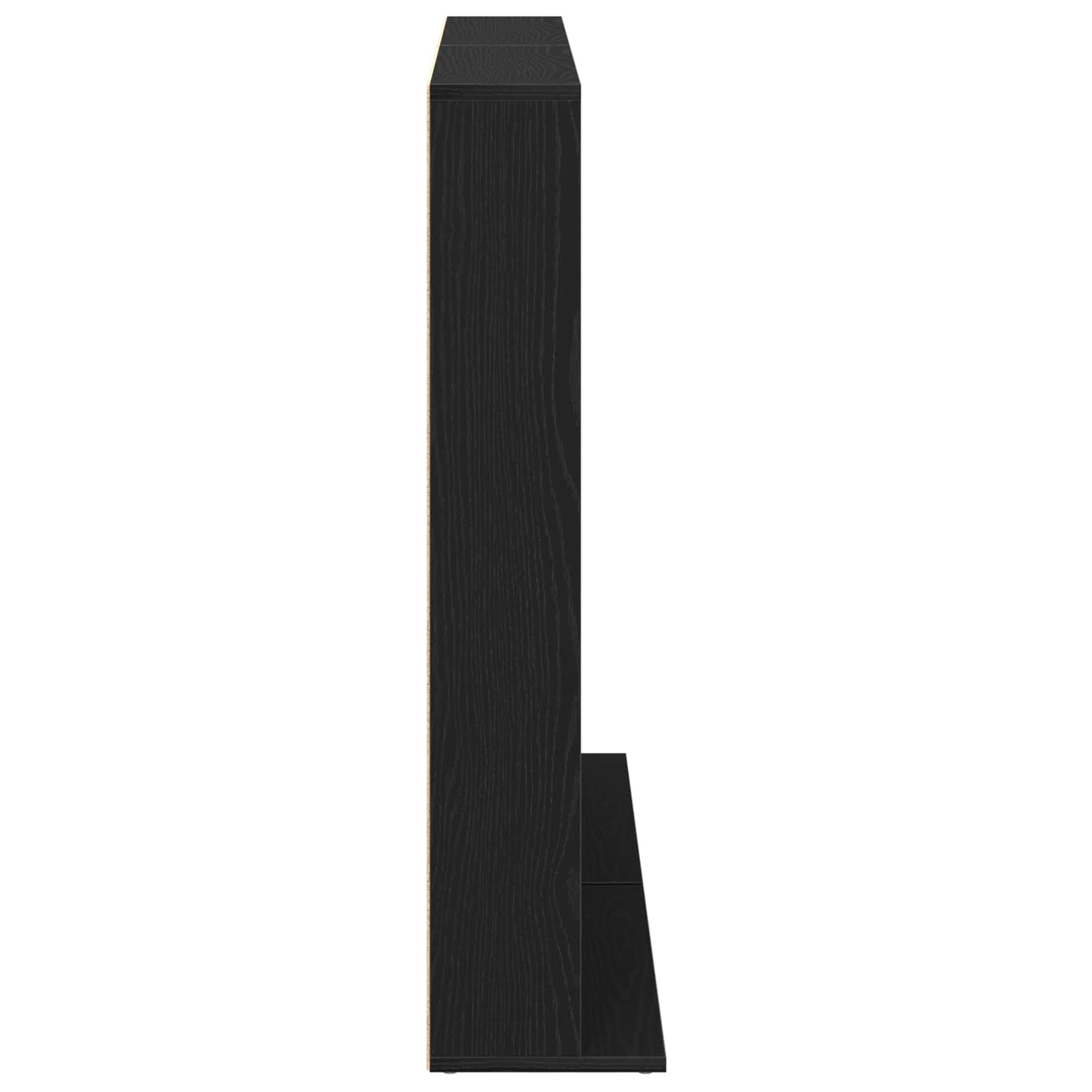 CD Kast 2 st Zwart eiken 65 x 23,5 x 97,5 cm Bewerkt hout