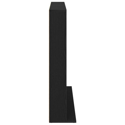 CD Kast 2 st Zwart eiken 65 x 23,5 x 97,5 cm Bewerkt hout