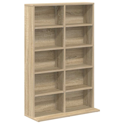 CD Kast 2 st Sonoma Eiken 65 x 23,5 x 97,5 cm Bewerkt hout