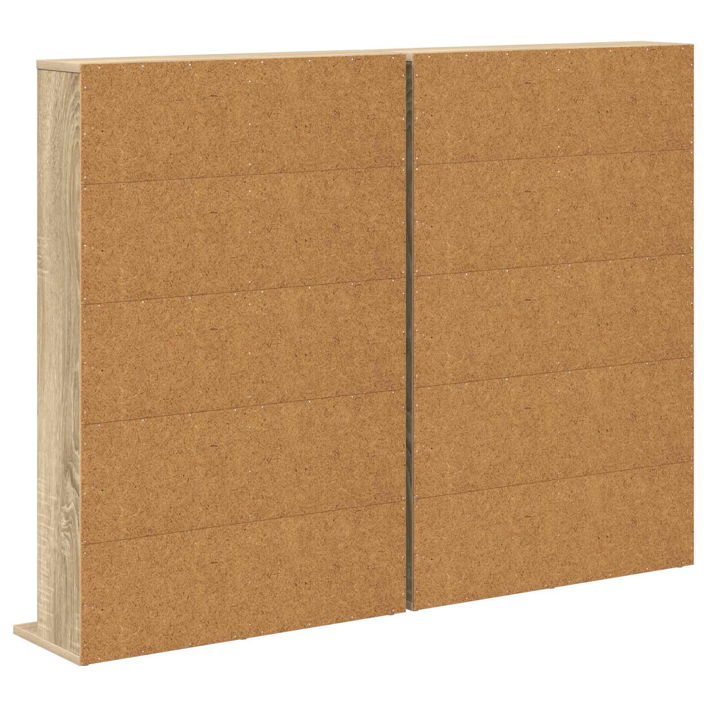 CD Kast 2 st Sonoma Eiken 65 x 23,5 x 97,5 cm Bewerkt hout