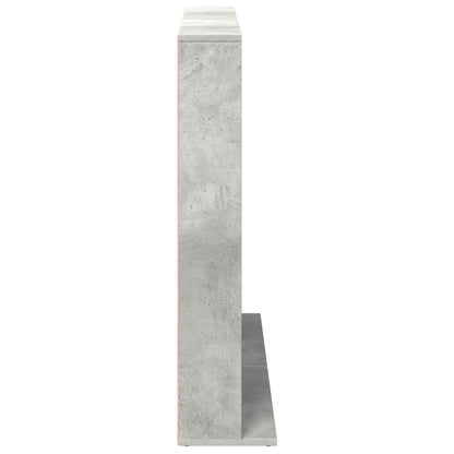 CD Kast 2 st Betongrijs 65 x 23,5 x 97,5 cm Bewerkt hout