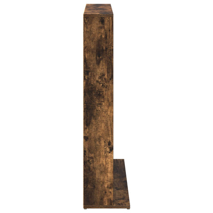 CD Kast Gerookt eiken 65 x 23,5 x 97,5 cm Bewerkt hout