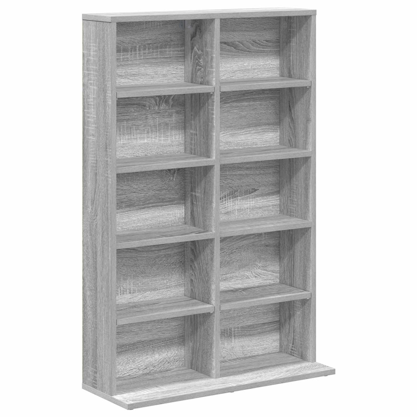 CD Kast 2 st Grijs Sonoma 65 x 23,5 x 97,5 cm Bewerkt hout