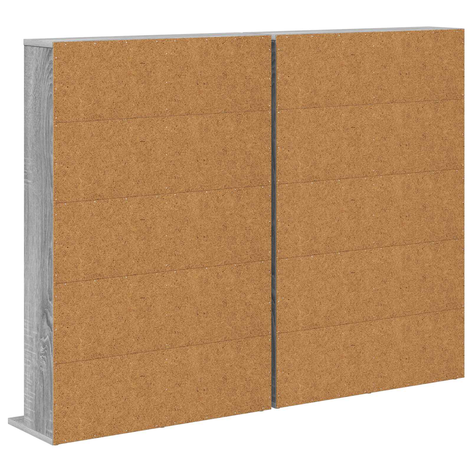 CD Kast 2 st Grijs Sonoma 65 x 23,5 x 97,5 cm Bewerkt hout