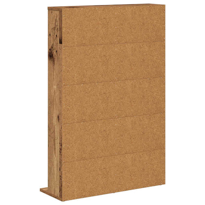 CD Kast Oud hout 65 x 23,5 x 97,5 cm Bewerkt hout