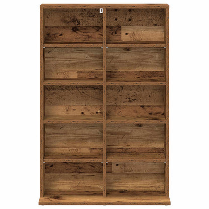 CD Kast Oud hout 65 x 23,5 x 97,5 cm Bewerkt hout