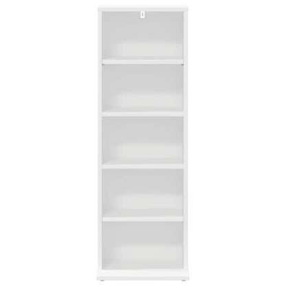 CD Kast Wit 33 x 23,5 x 97,5 cm Bewerkt hout