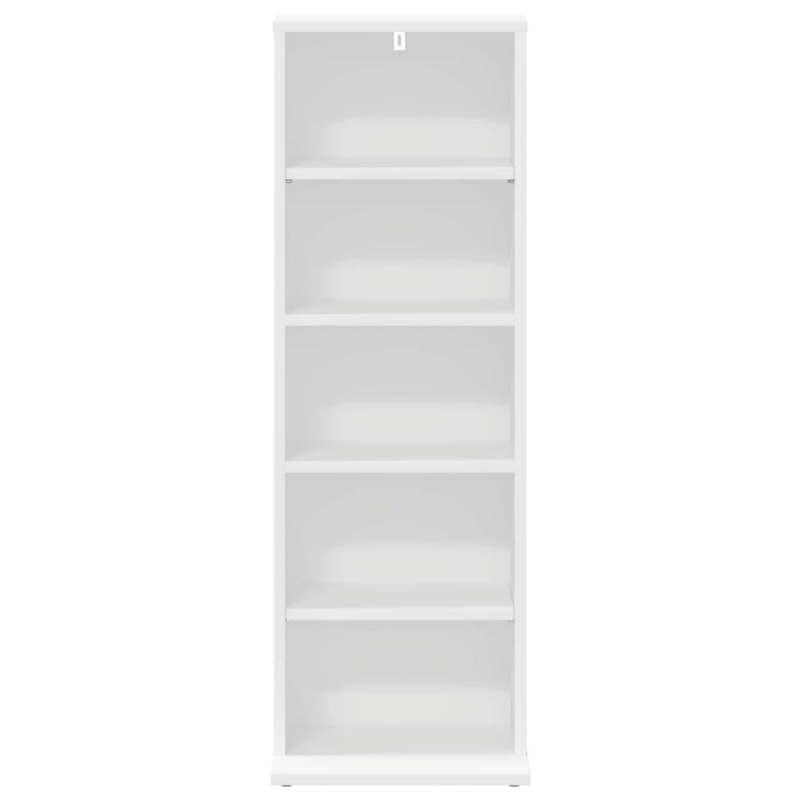 CD Kast Wit 33 x 23,5 x 97,5 cm Bewerkt hout