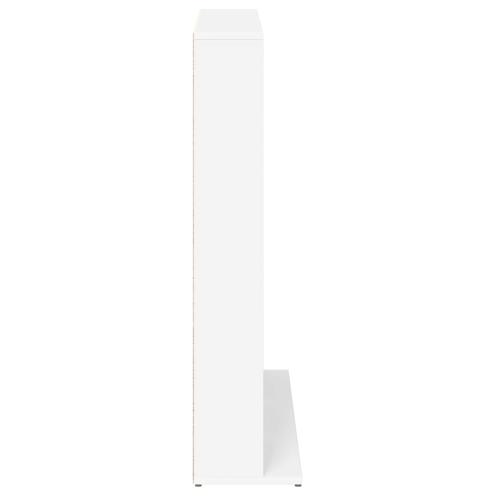 CD Kast Wit 33 x 23,5 x 97,5 cm Bewerkt hout