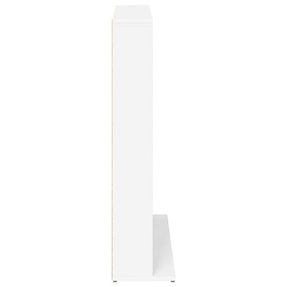 CD Kast Wit 33 x 23,5 x 97,5 cm Bewerkt hout
