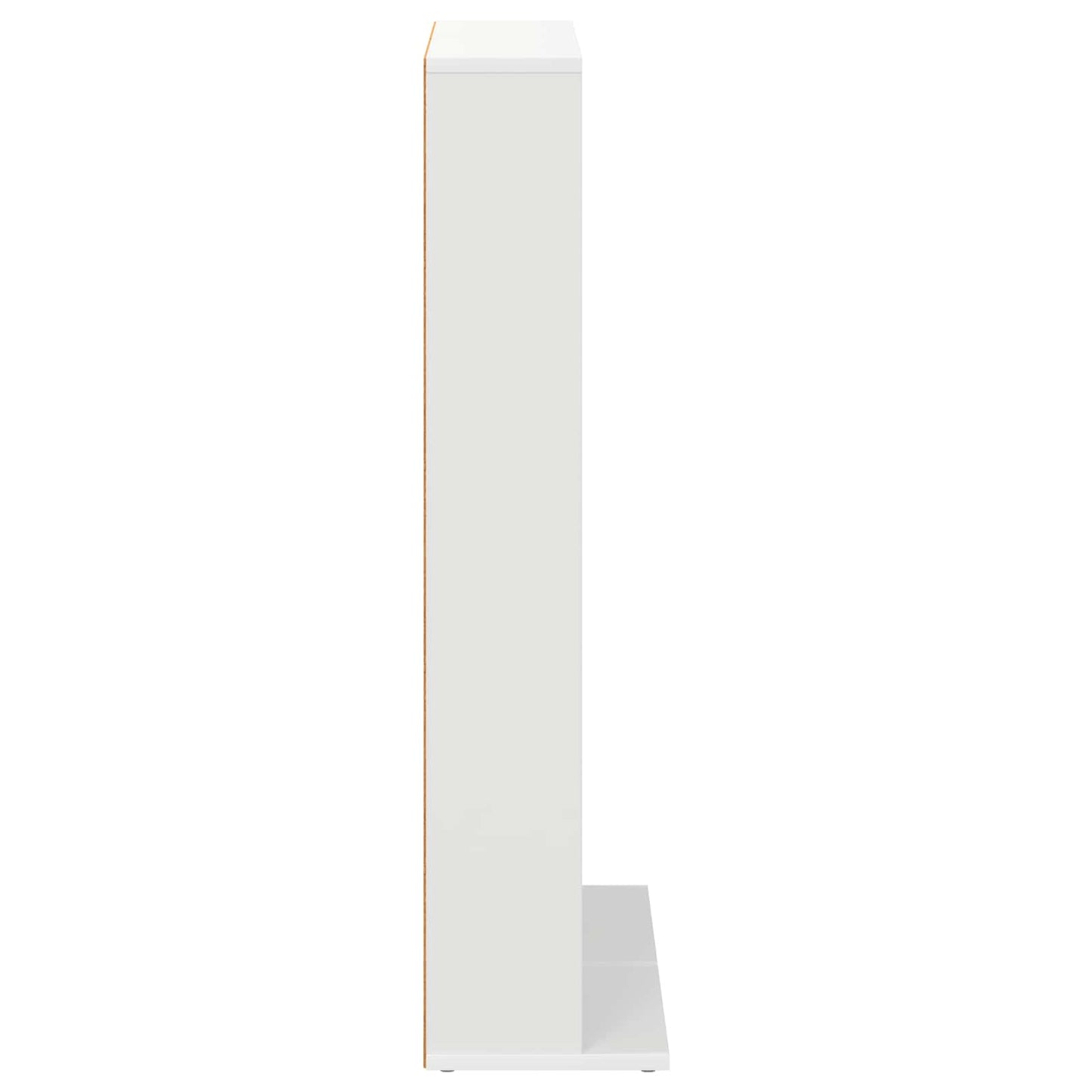 CD Kast 2 st Wit 33 x 23,5 x 97,5 cm Bewerkt hout
