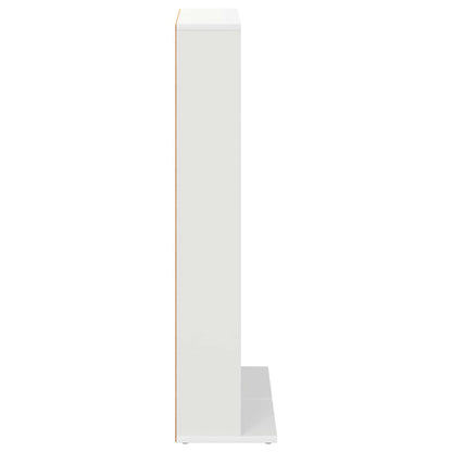 CD Kast 2 st Wit 33 x 23,5 x 97,5 cm Bewerkt hout