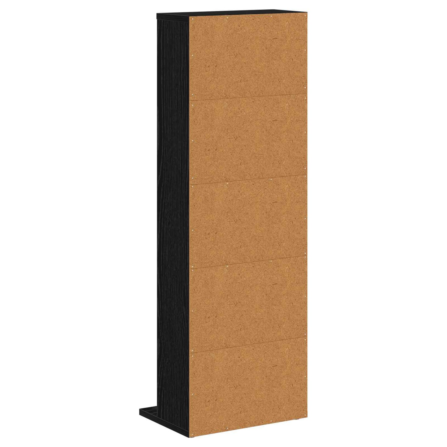CD Kast Zwart eiken 33 x 23,5 x 97,5 cm Bewerkt hout