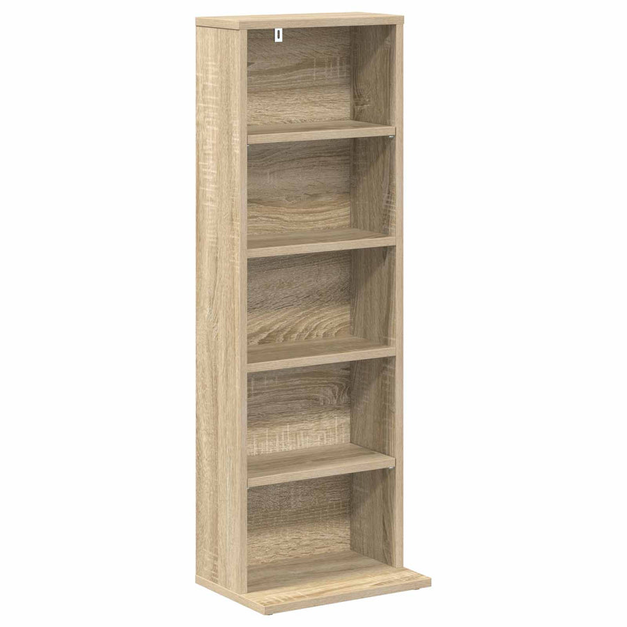 CD Kast Sonoma Eiken 33 x 23,5 x 97,5 cm Bewerkt hout