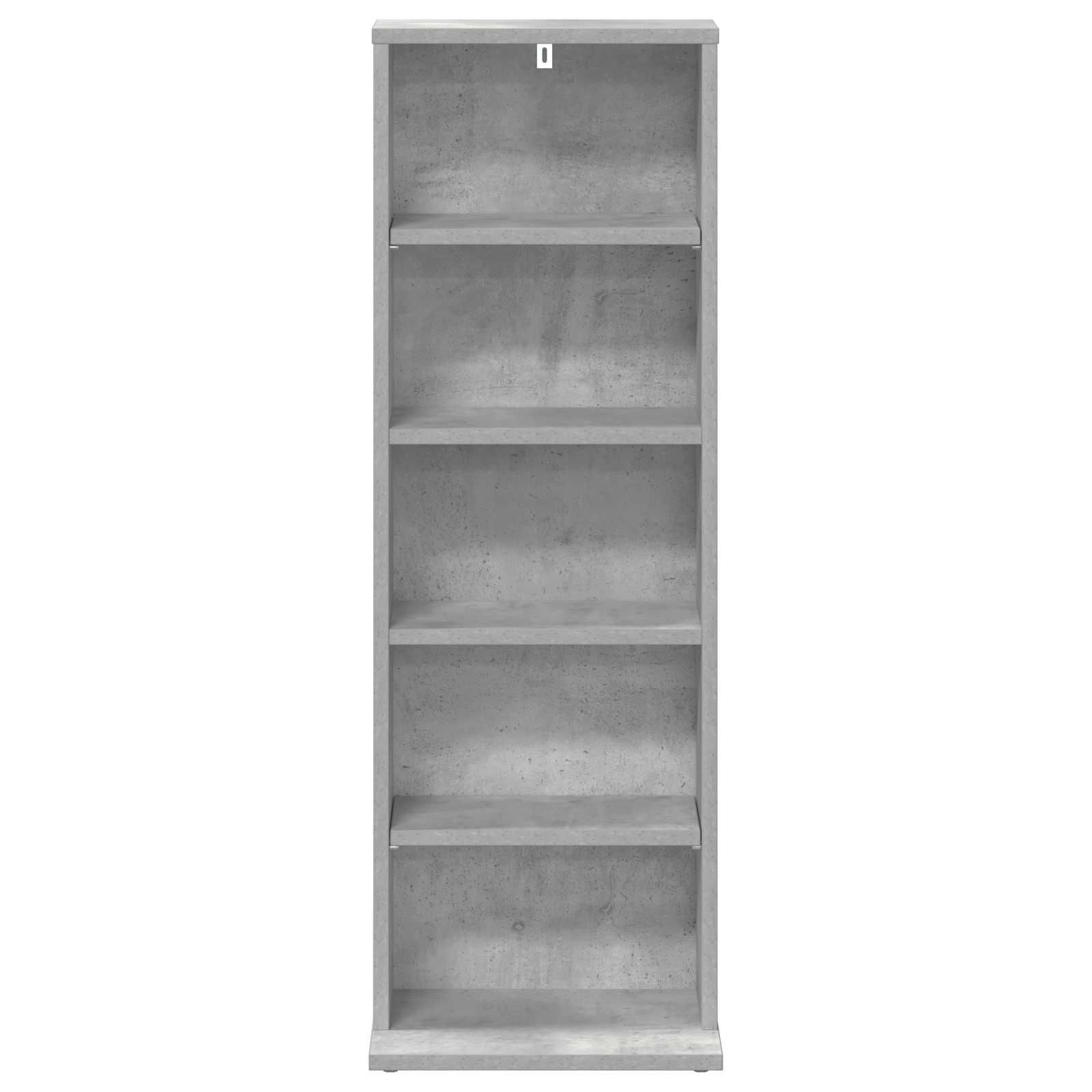 CD Kast Betongrijs 33 x 23,5 x 97,5 cm Bewerkt hout