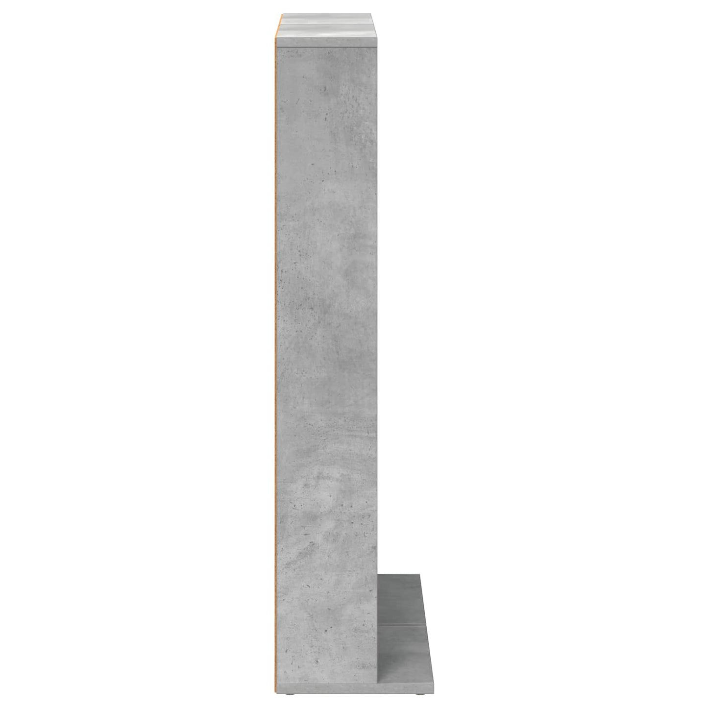 CD Kast 2 st Betongrijs 33 x 23,5 x 97,5 cm Bewerkt hout