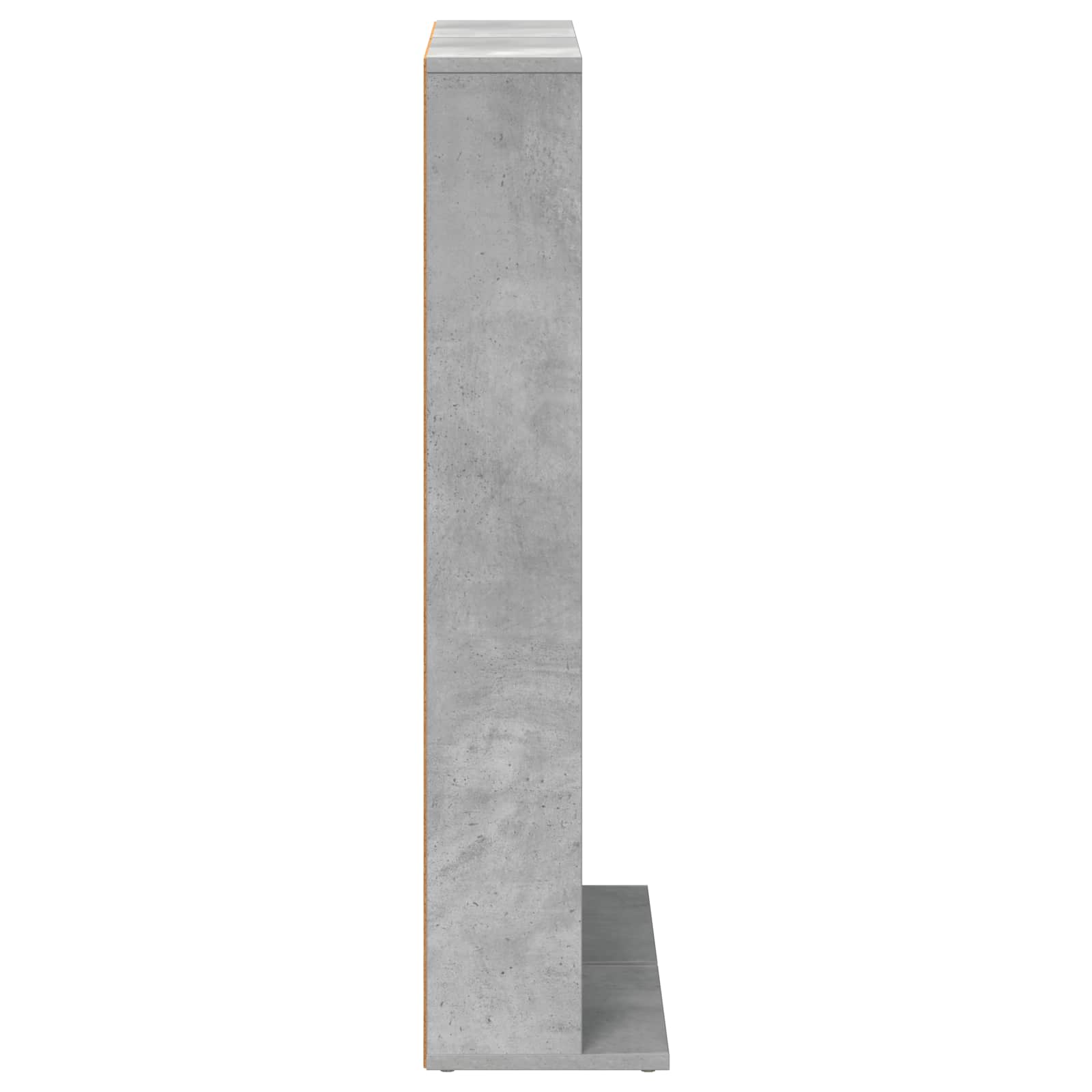 CD Kast 2 st Betongrijs 33 x 23,5 x 97,5 cm Bewerkt hout