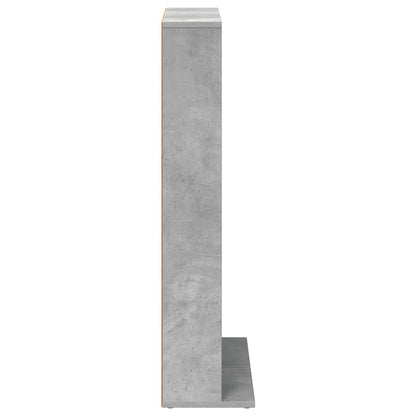 CD Kast 2 st Betongrijs 33 x 23,5 x 97,5 cm Bewerkt hout
