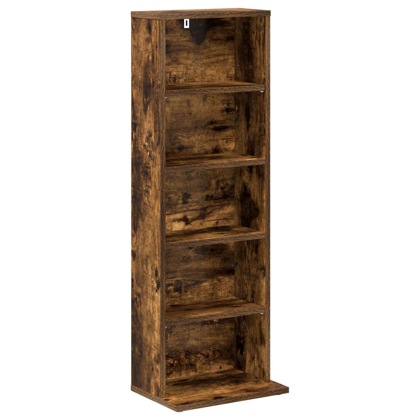 CD Kast Gerookt eiken 33 x 23,5 x 97,5 cm Bewerkt hout