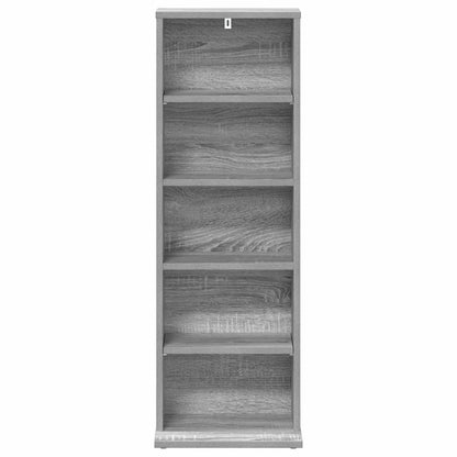 CD Kast Grijs Sonoma 33 x 23,5 x 97,5 cm Bewerkt hout