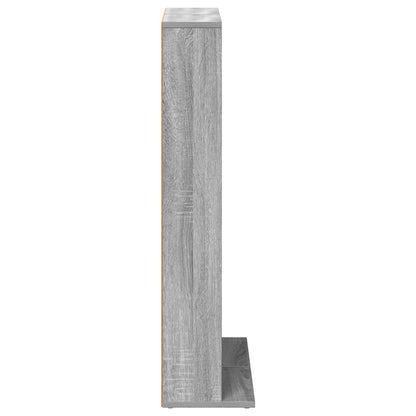CD Kast 2 st Grijs Sonoma 33 x 23,5 x 97,5 cm Bewerkt hout