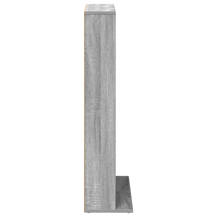 CD Kast 2 st Grijs Sonoma 33 x 23,5 x 97,5 cm Bewerkt hout