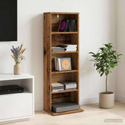 Cd kast oud hout 33x24x97,5 cm