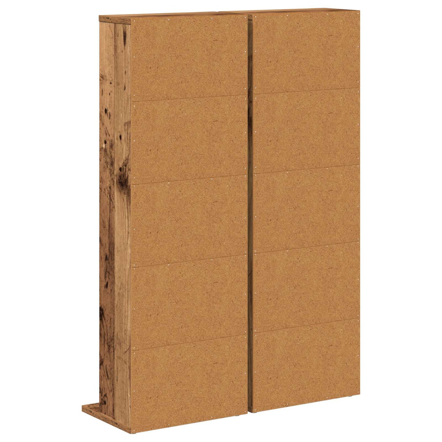 CD Kast 2 st Oud hout 33 x 23,5 x 97,5 cm Bewerkt hout