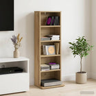 CD kast 33x24x98 cm bewerkt hout