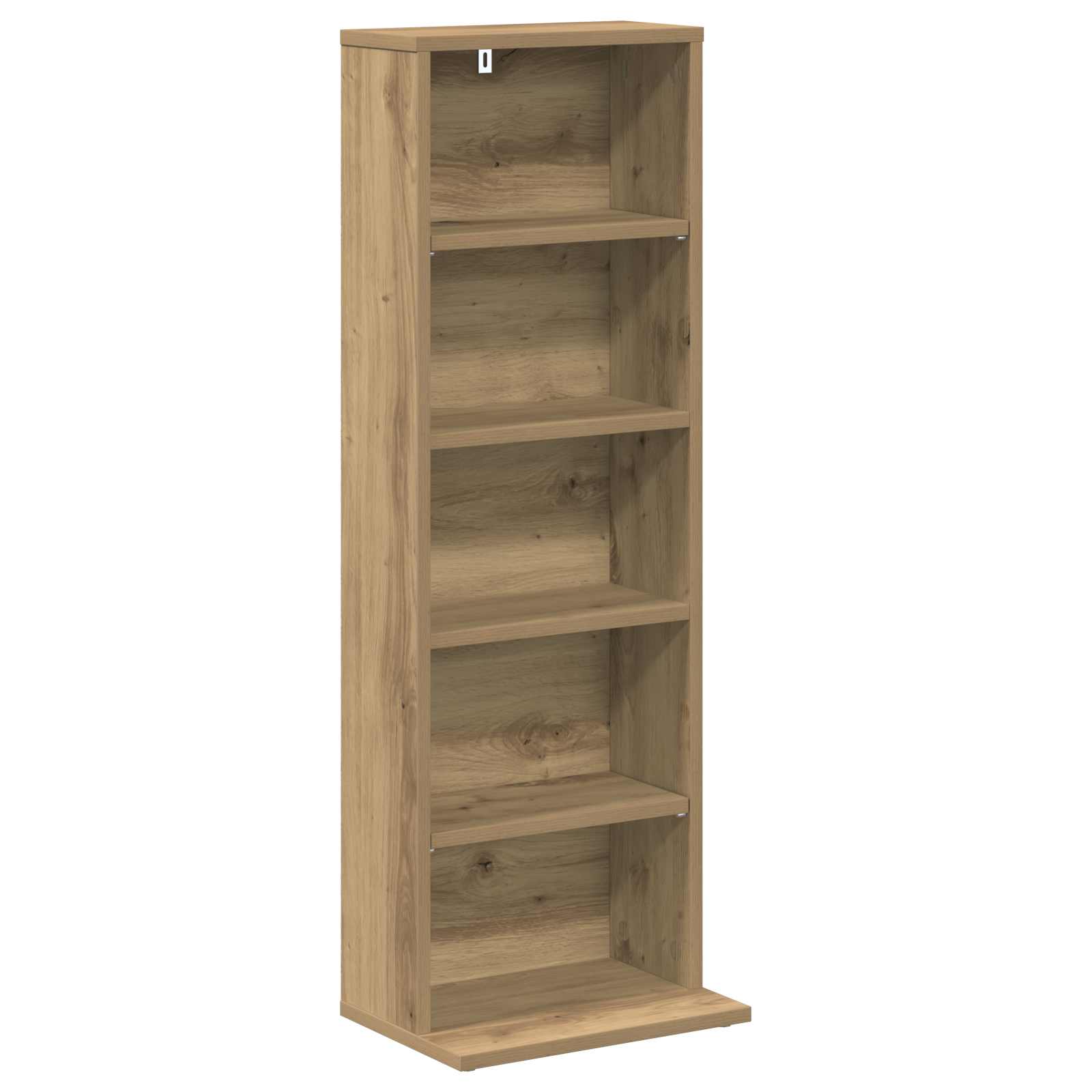 CD Kast Artisanaal eiken 33 x 23,5 x 97,5 cm Bewerkt hout